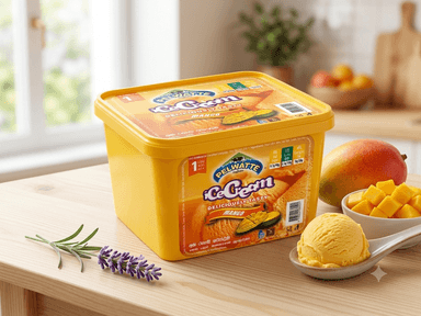 ICE-CREAM 1 LITERS MANGO