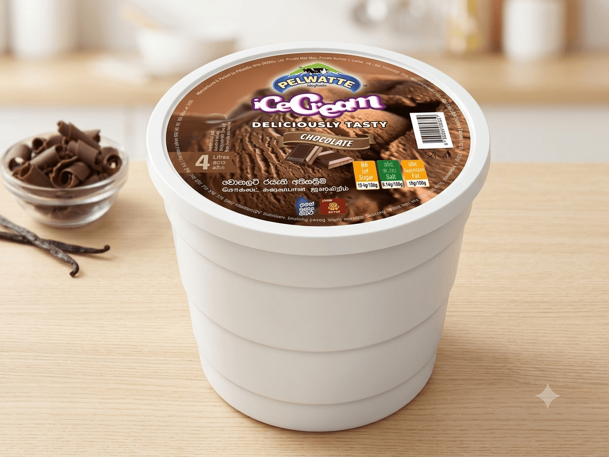 ICE-CREAM 4 LITERS CHOCOLATE