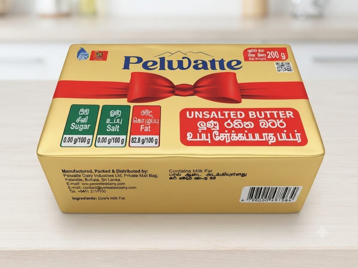 UNSALTED BUTTER BRICK 200 G